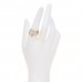 18K Yellow Pink White Gold Diamond Idylle Blossom Ring 3 Set 55 7.25