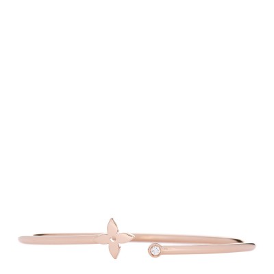 18K Pink Gold Diamond Idylle Blossom Twist Bracelet