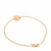 18K Pink Gold Diamond Sun Blossom Bracelet