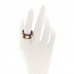 18K Pink Gold Ceramic Grandberg Ring 57 8