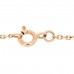 18K Pink Gold Diamond Pink Mother of Pearl Color Blossom BB Star Bracelet