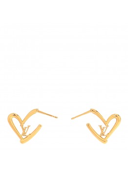 Fall In Love Heart Earrings PM Gold