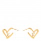 Fall In Love Heart Earrings PM Gold