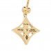 18K Yellow Gold Diamond Idylle Blossom Single Stud Earring