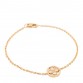 18K Pink Gold Diamond Sun Blossom Bracelet