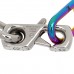 Metal Signature Chain Bracelet Rainbow