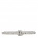 18K White Gold Clous Studded Bangle Bracelet 17