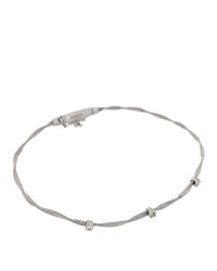 18K White Gold Diamond Marrakech Twisted Coil Bracelet