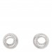 18K White Gold Diamond Jaipur Link Stud Earrings