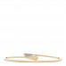18K Yellow White Gold Diamond Lucia Bangle Bracelet