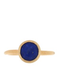 18K Yellow Gold Lapis Lazuli Jaipur Stackable Ring 53 6.25