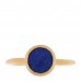 18K Yellow Gold Lapis Lazuli Jaipur Stackable Ring 53 6.25
