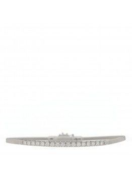 18K White Gold Diamond Masai Bracelet