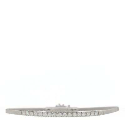18K White Gold Diamond Masai Bracelet