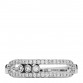 18K White Gold Diamond Baby Move Pave Ring 54 7