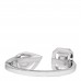 18K White Gold Diamond .70ct My Twin Moi & Toi Ring 53 6.25