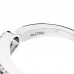 18K White Gold Diamond Baby Move Pave Ring 54 7