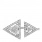 18K White Gold Diamond Thea Toi Moi Ring 50 5.5
