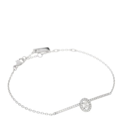 18K White Gold Diamond Glam'Azone Pave Bracelet