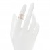 18K Pink Gold Diamond Glamazone 2 Row Ring 49 5