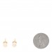 18K Yellow Gold Akoya Cultured Pearl 6.5-7mm Leaf Screw-Back Earrings
