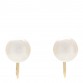 18K Yellow Gold Akoya Cultured Pearl 7-7.5mm Screw Back Earrings