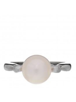 Platinum Akoya Cultured Pearl 8mm Ring 51 5.75