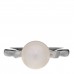 Platinum Akoya Cultured Pearl 8mm Ring 51 5.75