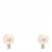 18K White Gold Diamond Akoya Pearl 6-6.5mm Stud Earrings