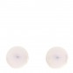 18K White Gold Akoya Cultured Pearl 8-8.5mm Stud Earrings