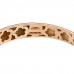 18K Rose Gold Diamond Rock Crystal Bon Ton Ring 55 7.25