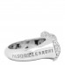 18K White Gold Diamond Baby Foot Ring 53 6.25