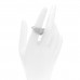 18K White Gold Diamond Baby Foot Ring 53 6.25