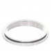18K White Gold Diamond .35ctw Possession Wedding Band Ring 47 4