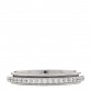 18K White Gold Diamond .35ctw Possession Wedding Band Ring 47 4