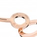 18K Rose Gold Diamond Possession Toi & Moi Bypass Bangle Bracelet