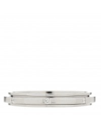 18K White Gold Diamond Small Possession Band Ring 51 5.75