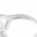 18K White Gold Diamond .55ct Rose Ring 53 6.25