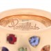 18K Rose Gold Medium Multi Gemstone Iconica Band Ring 51 5.75