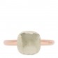 18K Rose Gold White Topaz Nudo Ring 49 4.75
