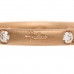 18K Rose Gold Diamond Lucciole Band Ring 53 6.25