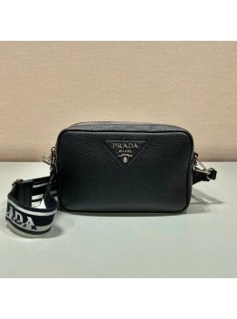 Pra Bag With Shoulder Strap Black For Women, Women’s Bags 8.6in/22cm 1BH082_2DKV_F0002_V_3OM