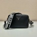 Pra Bag With Shoulder Strap Black For Women, Women’s Bags 8.6in/22cm 1BH082_2DKV_F0002_V_3OM