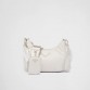 Padded nappa-leather PP Re-Edition shoulder bag – White