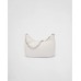 Padded nappa-leather PP Re-Edition shoulder bag – White