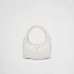 PP Soft padded nappa leather mini-bag – White