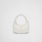 PP Soft padded nappa leather mini-bag – White