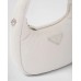 PP Soft padded nappa leather mini-bag – White