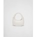 PP Soft padded nappa leather mini-bag – White