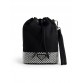 PP Bucket Re-Nylon Bag with Artificial Crystals